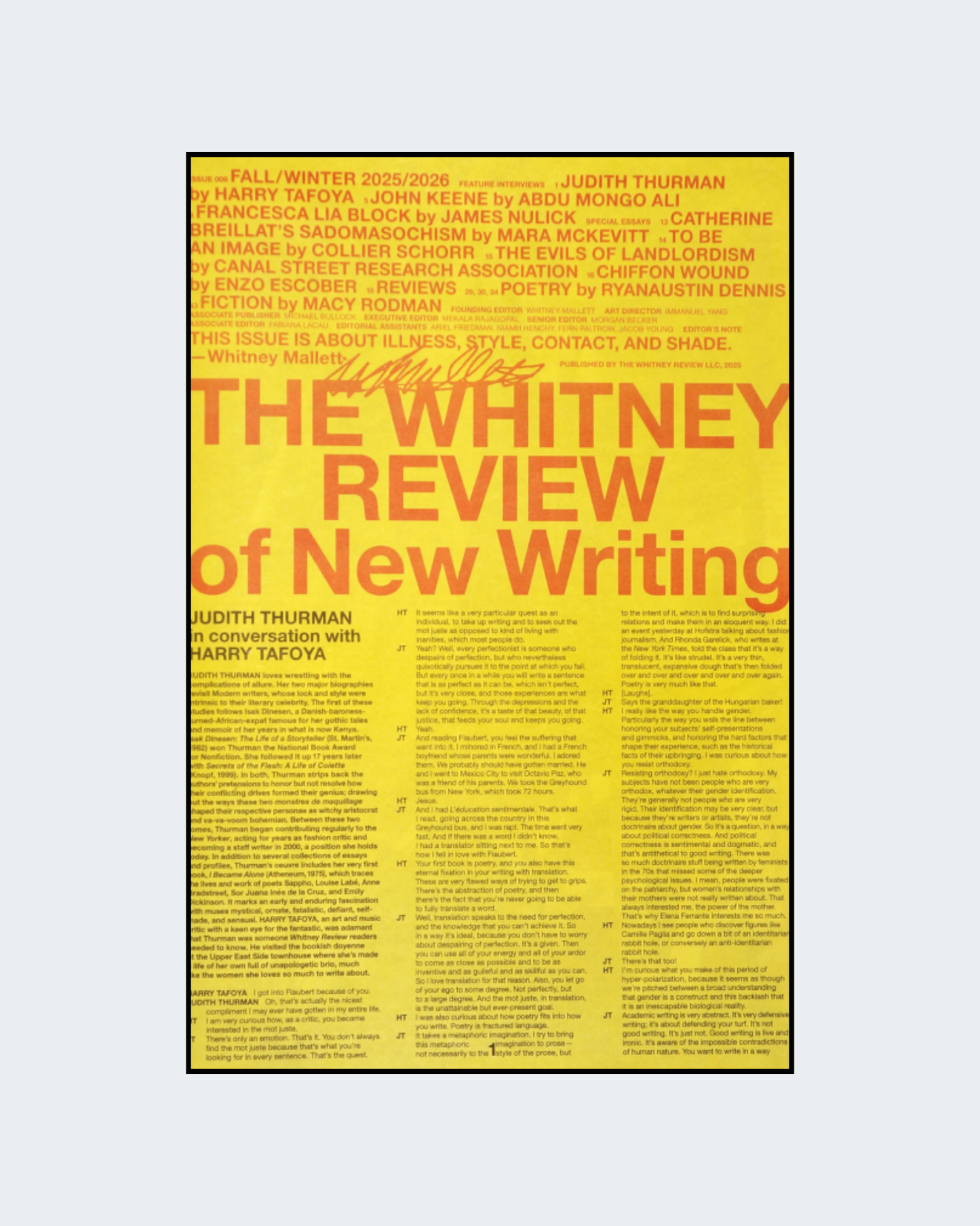 THE WHITNEY REVIEW ISSUE 006