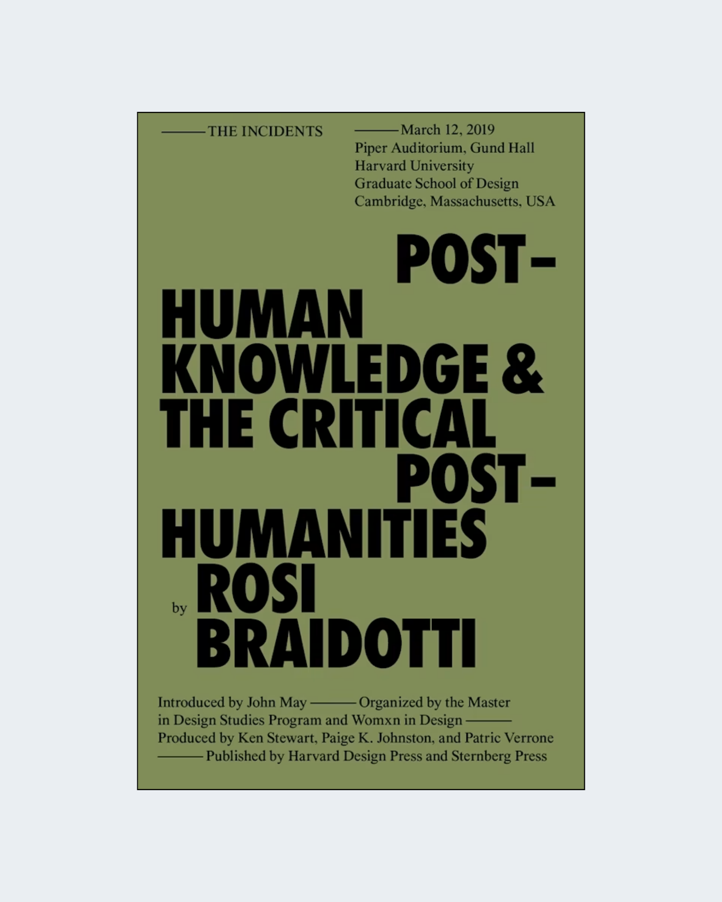 POSTHUMAN KNOWLEDGE AND THE CRITICAL POSTHUMANITIES