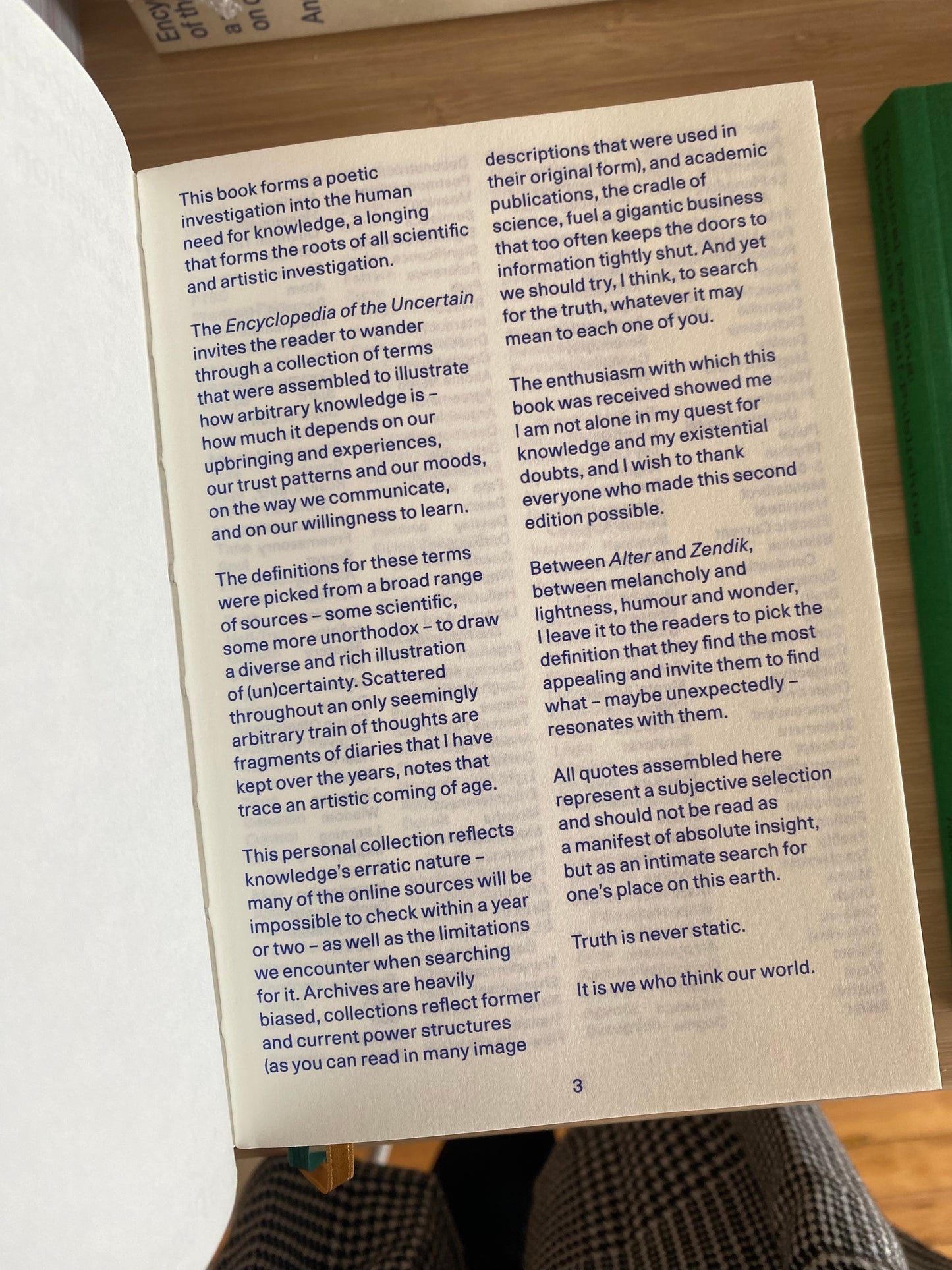 ENCYCLOPEDIA OF THE UNCERTAIN