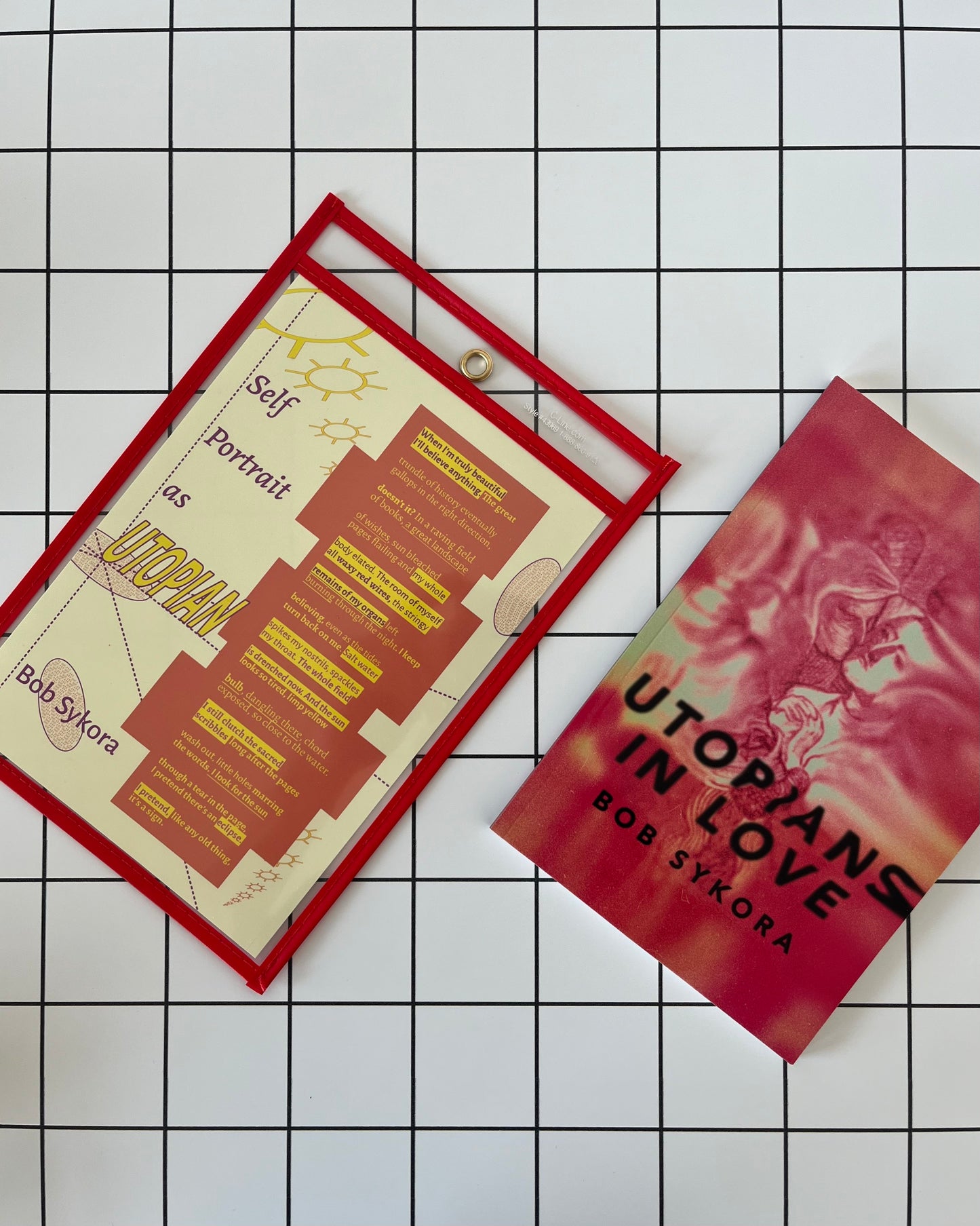 SELF PORTRAIT AS UTOPIAN (JOB TICKET HOLDER BROADSIDE SERIES #1)