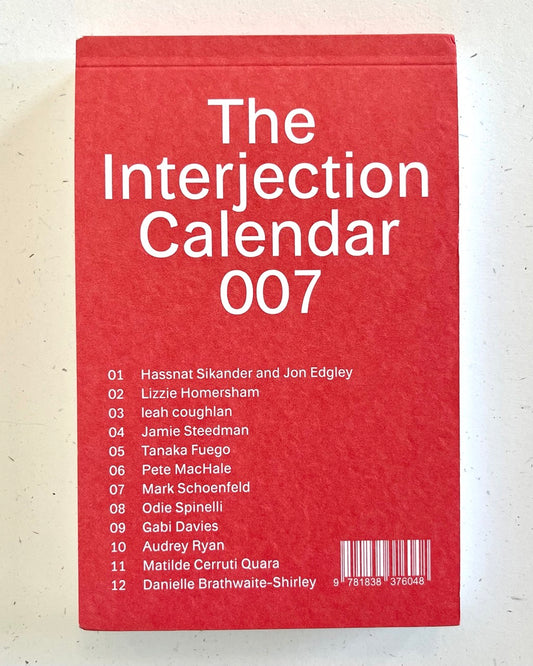 THE INTERJECTION CALENDAR 007