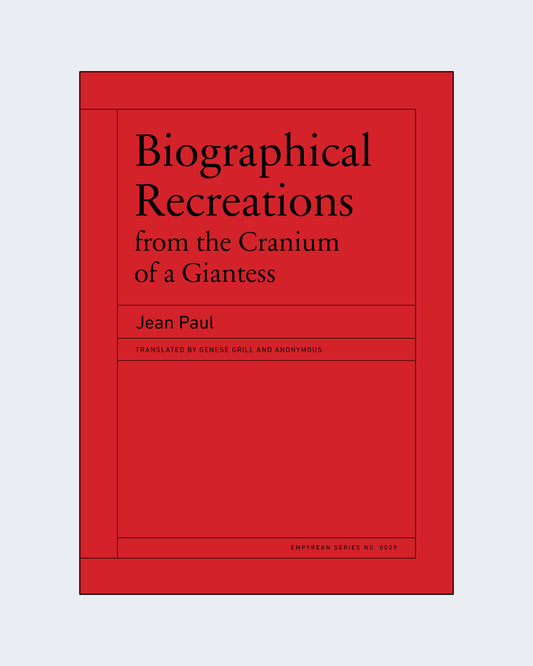 BIOGRAPHICAL RECREATIONS FROM THE CRANIUM OF A GIANTESS