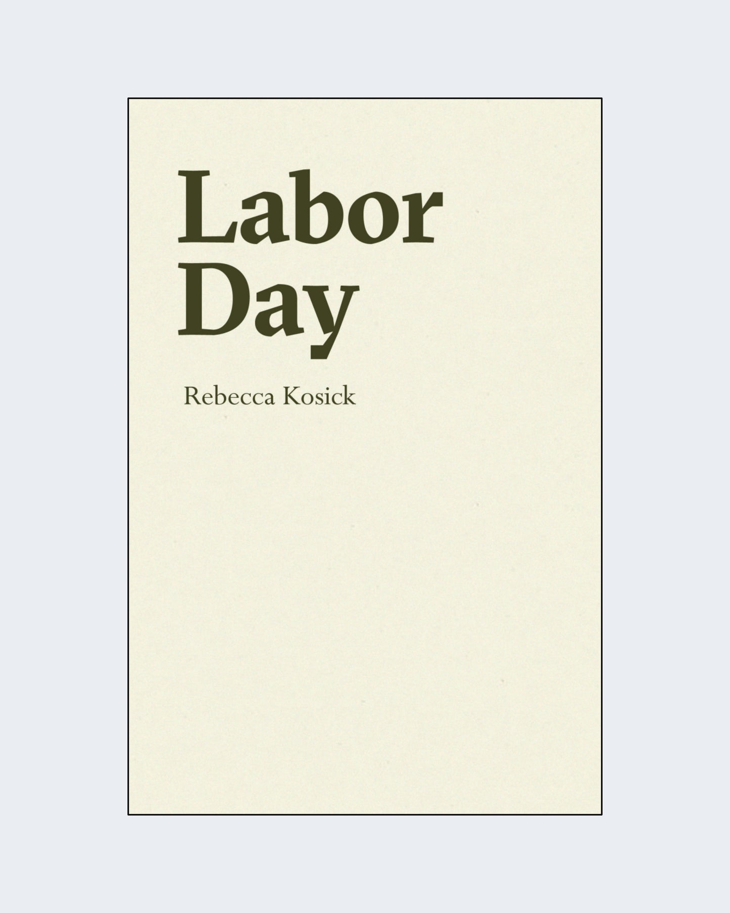 LABOR DAY