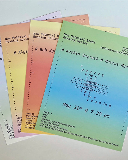NMB Reading Series Poster