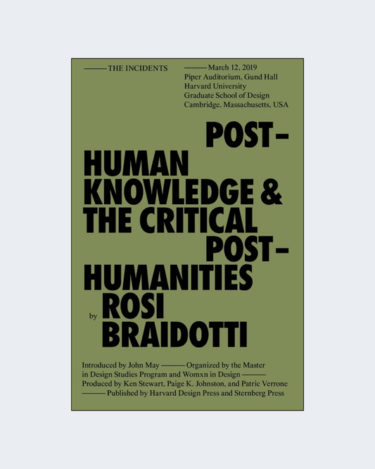 POSTHUMAN KNOWLEDGE AND THE CRITICAL POSTHUMANITIES