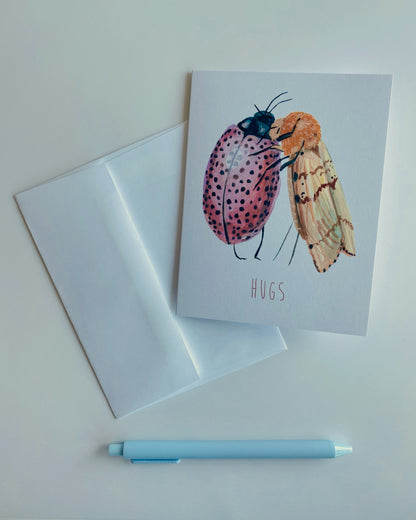 BUG HUGS CARD