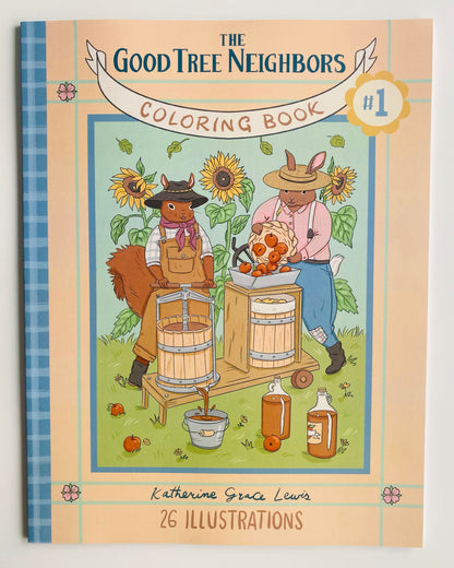 GOOD TREE NEIGHBORS COLORING BOOK