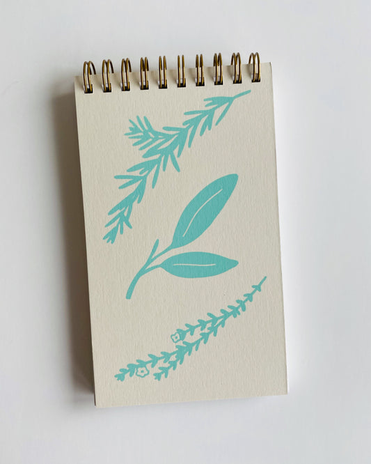 HERB COIL NOTEPAD