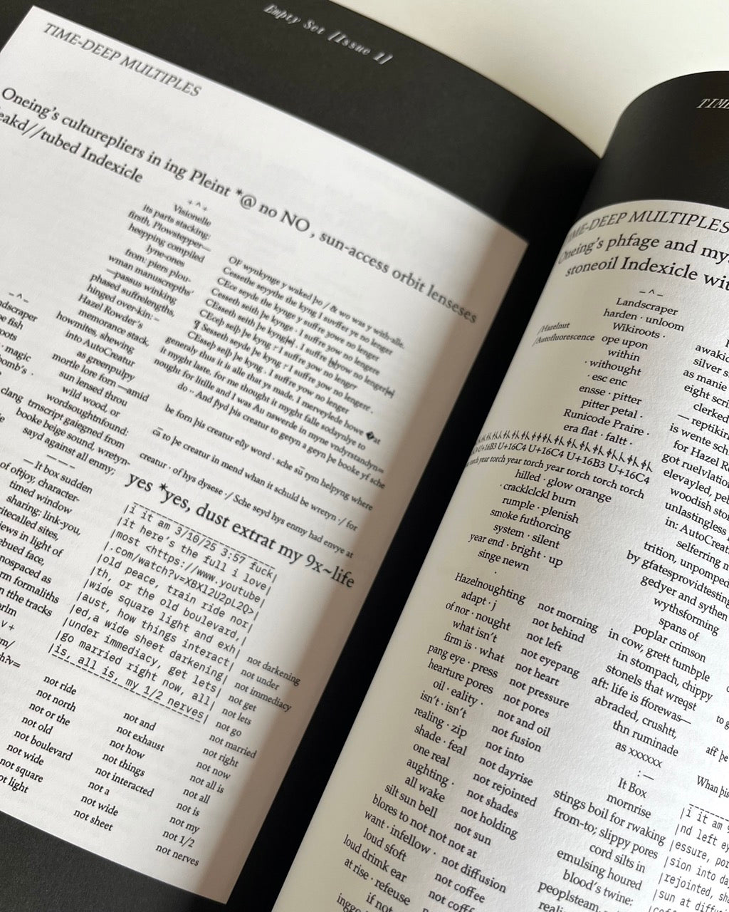 EMPTY SET ISSUE 1: DECAY