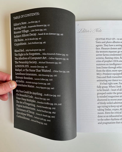 EMPTY SET ISSUE 1: DECAY