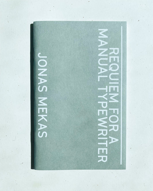 REQUIEM FOR A MANUAL TYPEWRITER