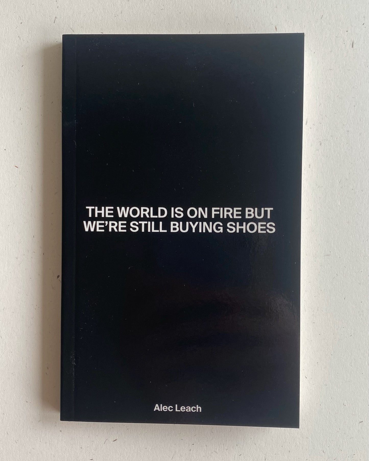 THE WORLD IS ON FIRE BUT WE'RE STILL BUYING SHOES