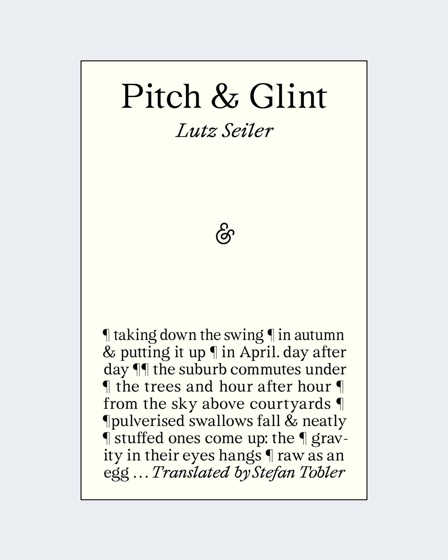 PITCH & GLINT