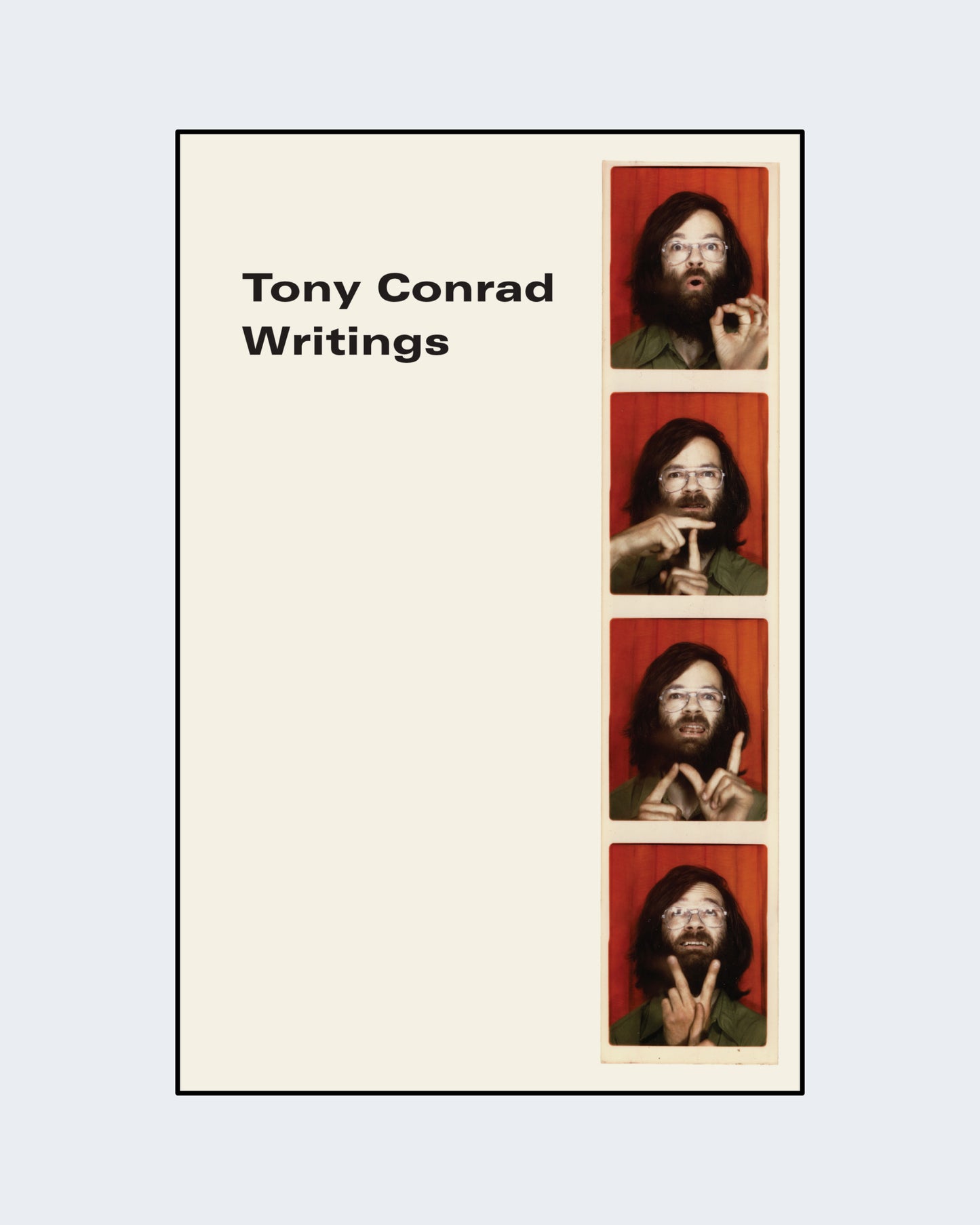 TONY CONRAD: WRITINGS