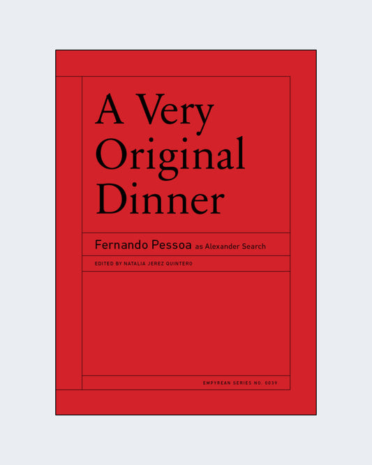 A VERY ORIGINAL DINNER